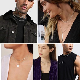 ChainsPro Boys Silver Figaro Chain Mens & Womens 925 Sterling Silver Jewelry 20Inch