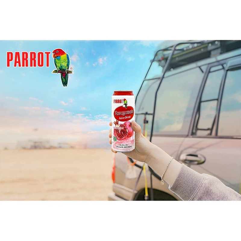 Parrot Brand Pomegranate Juice Drink 16.4 fl. oz.(Pack of 12)