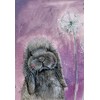 ALEX CLARK Misty Rabbit Kitchen Tea Towel - 100% Cotton