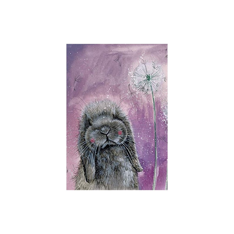 ALEX CLARK Misty Rabbit Kitchen Tea Towel - 100% Cotton