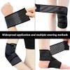 4 Pack Calf Compression Sleeve Men and Women,Elastic Calf Compression
