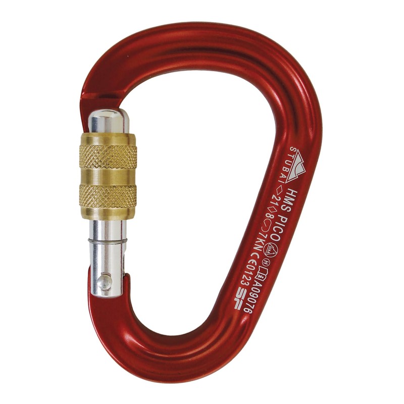Hms Pico Stubai Sports Easylock with Screw Gate Anodized -
