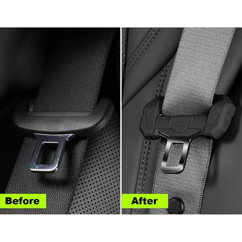 HANNHAI Car Universal Seat Belt Clips Cover,Seat Belt Buckle Protector