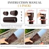 Srliya Rain Gutter Downspout Extension Flexible PE Extendable Drain Away