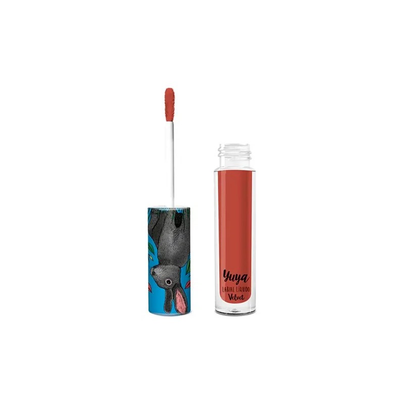 Labial Líquido Mate Yuya Color Quédate Coral Claro Larga Duración