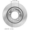 Bendix Bendix Premium PRT5908 Front Brake Rotor for Lexus LX570