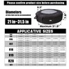 Rosefray Seasonal Tire Totes, Spare Tire Cover, Portable Winter Wheel,