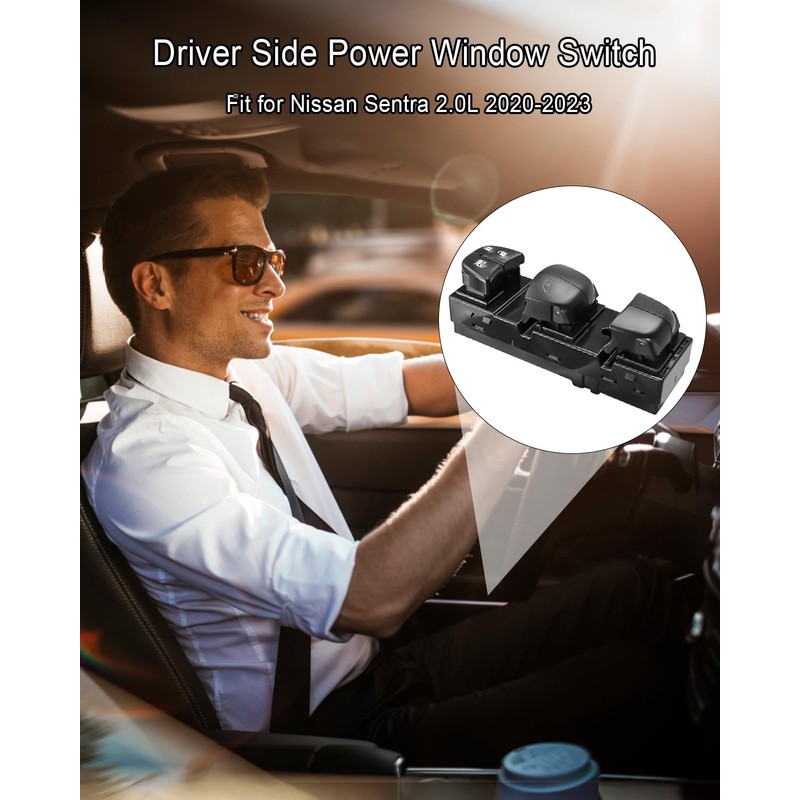 Driver Side Power Window Switch Fit for Nissan Sentra 2.0L