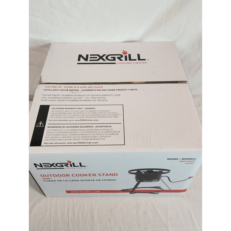 NexGrill Outdoor Fryer Cooker Stand - Tailgate, cooking - Propane