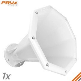 PRV Audio 1x PRV Audio WGP22-50X WHITE 2" Exit Waveguide 2 inch Driver 4 Bolt Horn