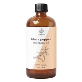 Black Pepper Essential Oil by Essential Delights - 100% Pure & Certified | Pure Grade Essential Oil for Diffuser, Aromatherapy, Candle-Making (16 Fl.Oz.)