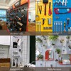 TOCCOOL 12 Pack 2.3 Inch Alloy Steel Pegboard Hooks, Double-Locking