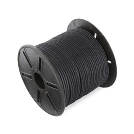 Auroris - rotolo da 100 m di cordoncino in cotone rotondo diametro 1 mm nero