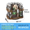 Lazy Susan Organizer Spice Rack - Spice Organization for Cabinet