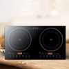 Electric Induction Dual Cooktop, Digital Kitchen Countertop Hot Plate Burners