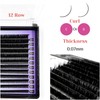 Lash Extension Supplies, 2 Trays 12 Rows Easy Fan Volume