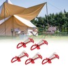 5 x Deck Anchor Pegs, Tent Spring Buckle, Tent Awning