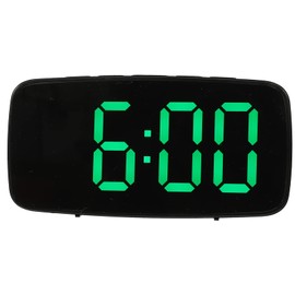 Cabilock LED Alarm Clock Digital Temperature Clock Desktop Display Time Table Clock Battery Operated Bedside Alarm Clocks for Heavy Sleeper Large Number Display