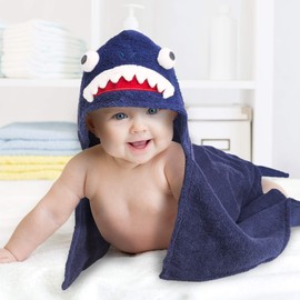 All Kids United Baby Hooded Towel, 100 % Terry Cotton, Baby Bath Towel with Hood, Öko-Tex 100
