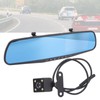 Luqeeg Rearview Mirror Dash Cam, 4.3in Screen 1080P Full Smart