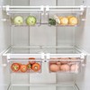Refrigerator Drawer Large Capacity Transparent Rectangular Fridge Under Shelf Drawer