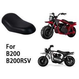 JMCHstore Upgraded Mini Bike Seat for Coleman B200 B200RS B200RSV Replacement parts (Black)