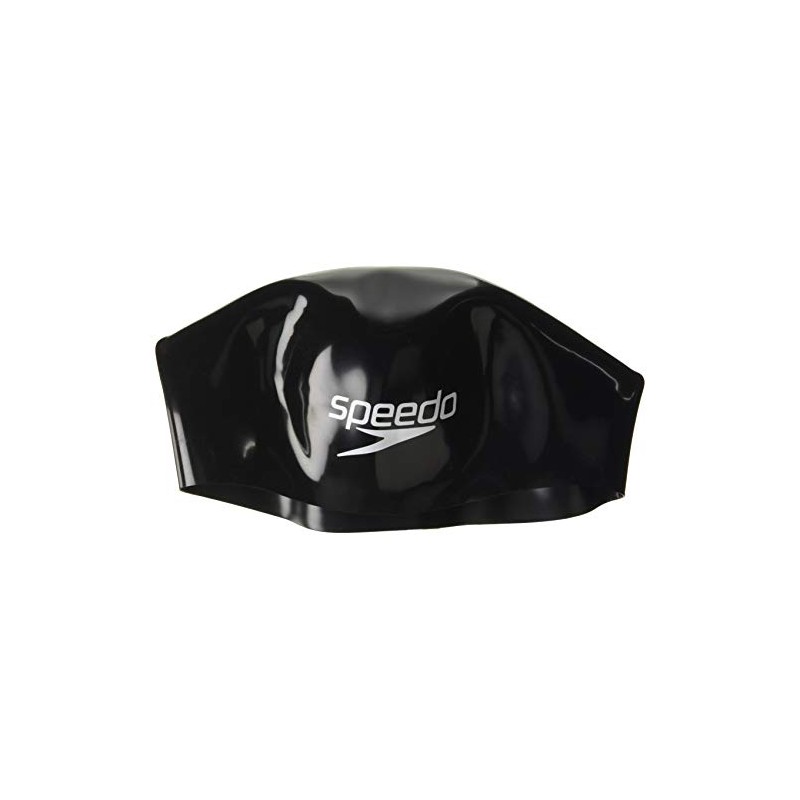 Speedo Unisex Adult Fastskin Swimming Cap, Black/White, M