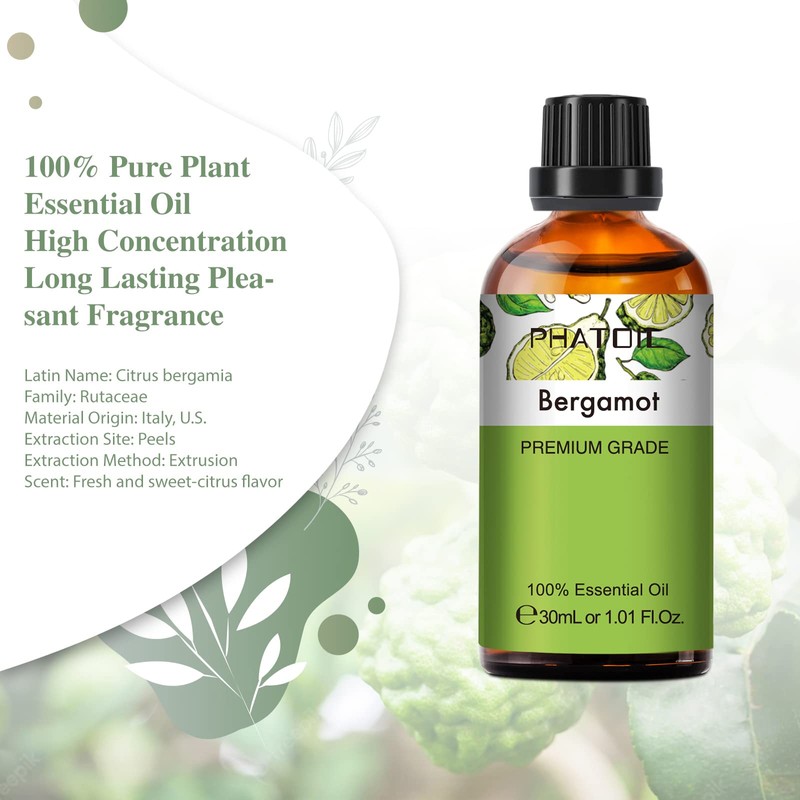PHATOIL Bergamot 30ml Essential Oil Essential Oil Aroma Oil Gift