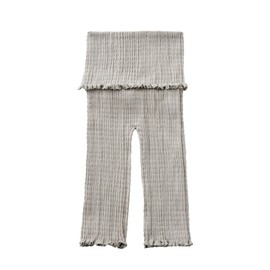 Kufuu Baby Long Pants Abdominal Pants, Made in Japan (Kufu) Sleeper Pants, pale grey long