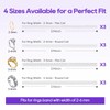 Yaogniy 12-Pack Ring Sizer for Loose Rings, 4 Sizes Invisible