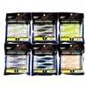 Solza KMY-1468 Nightworm Shad Tail 3" #02 Jaco Color