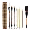 SEAMEW 10-Piece Chinese Calligraphy Brush Set - Premium Writing Brushes