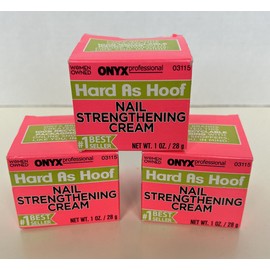 Onyx 🔥3 Pack ONYX HARD AS HOOF Nail Growth Strengthening Cream, 1 fl oz NEW SEALED