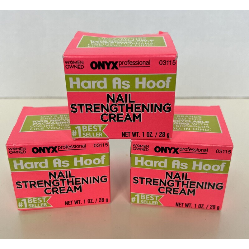 Onyx 🔥3 Pack ONYX HARD AS HOOF Nail Growth Strengthening