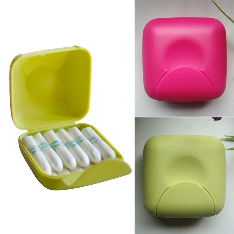 Portable Sanitary Towels for Personal Tampons, Storage Box for On