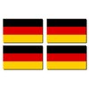 Sticker 150 x 90 mm Pack of 4 Germany Flag