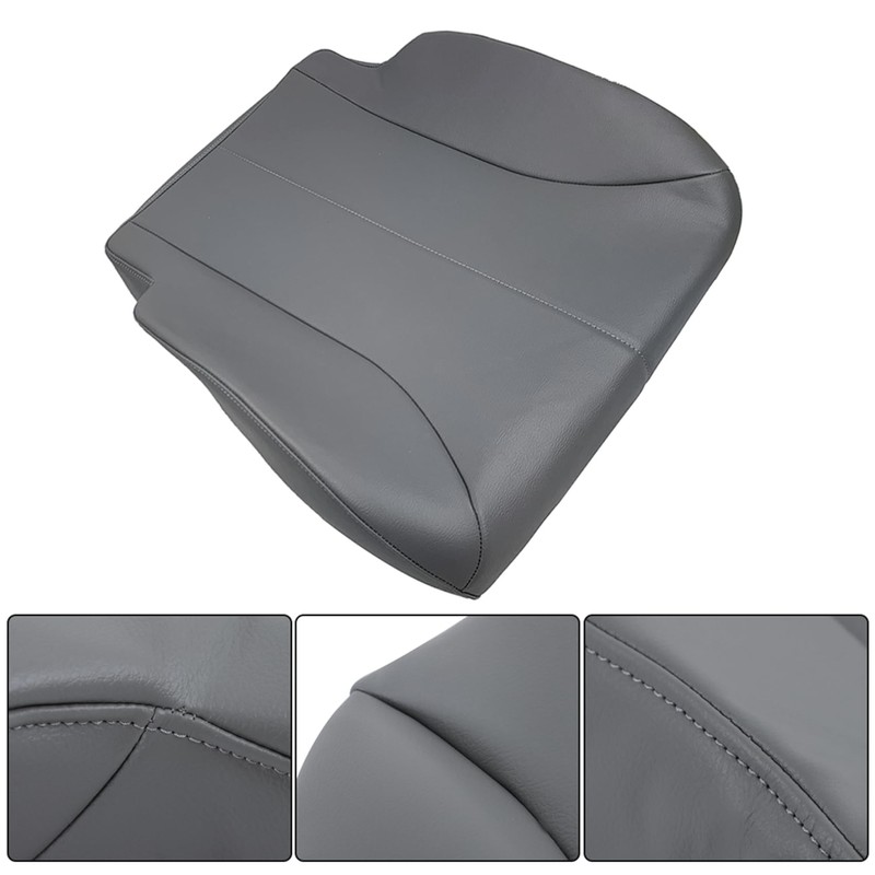 labwork Front Driver Side Bottom Gray Artificial Leather Seat Cover