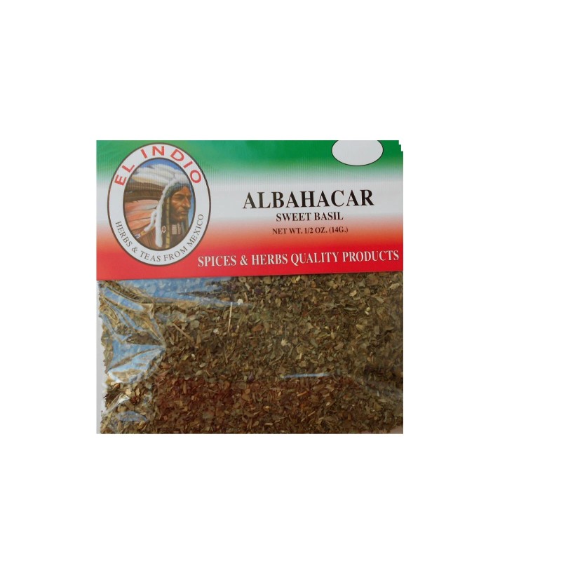EL INDIO Herbal tea Albahacar / Sweet Basil 3-Pack Net