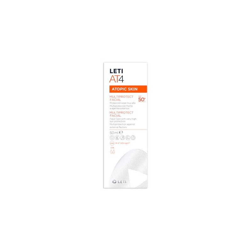 LETI AT4 MULTIPROTECT CREMA FACIAL FPS 50+ C/50 ML