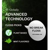 EF-Globally - Dental Floss Picks - (100 Count) - Plant