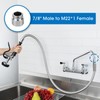 HWM Commercial Sink Sprayer Valve with 44” Flexible Stainless Steel