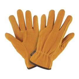 Truper GU-245, Guantes de carnaza, usos generales, puño ajustado, corto