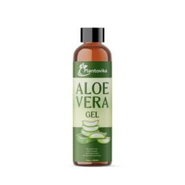 Plantovika Natural and Pure Aloe Vera Gel for Face, Skin, Hair and Sunburn relief