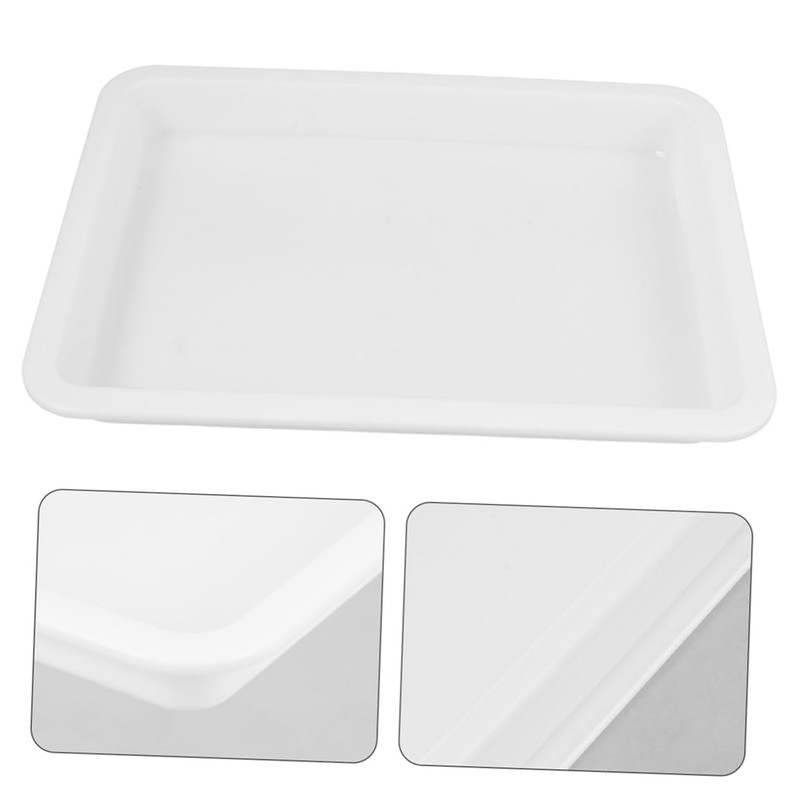 GLEAVI 4pcs Lab Sample Tray Acid Alkali Resistance Tray Laboratory