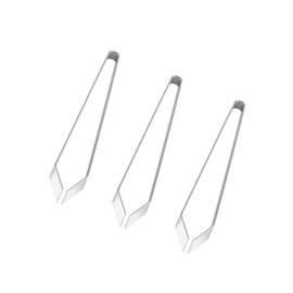 BIUDECO Precision Tweezers Set 3 Pcs Fish Bone Tweezers Stainless Steel Hair Bone Removal Dishwasher Safe Tip