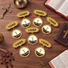 luck sea 8 Pack Church Usher Badges with Pin Back