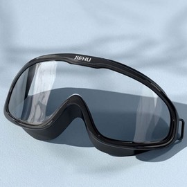 Wide-type goggles with integrated earplugs 1P Anti-fog swimming goggles / 와이드형 귀마개 일체 물안경 1P 김서림 방지 수경