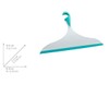 WENKO 22162100 Bathroom squeegee Loano XXL Light blue/White - for