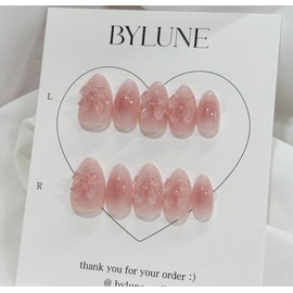 Rosie Handmade Nail Tips Nail Tips - Short Oval / 로지 수제네일팁 네일팁 - 숏오발
