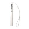 2Pcs Mini Flashlight Pocket Clip Stainless Steel ABS Rechargeable 600mAh